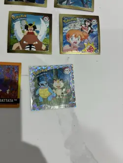19 Holo Vintage Pokemon Stickers - ArtBox Series 1 Pokemon 1999 pikachu squirtle - Image 2