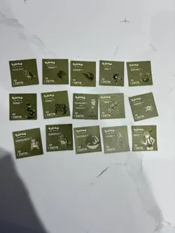 19 Holo Vintage Pokemon Stickers - ArtBox Series 1 Pokemon 1999 pikachu squirtle - Image 5