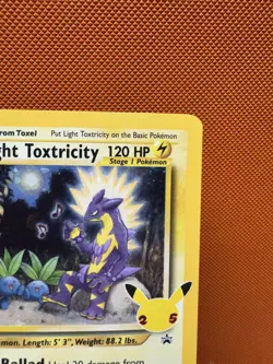 Light Toxtricity SWSH137 Black Star Promo Stamped Celebrations Pokemon NM 2032 - Image 3
