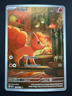 Vulpix 138/132 Pokemon Mega Evolution Illustration Rare Near Mint (NM) 2025 - Image 1
