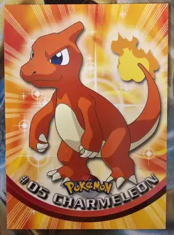 Charmeleon #05, Pokemon TCG Blue Logo Topps TV Animation Edition, Reg, - Image 1