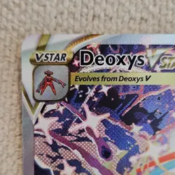 Pokemon Deoxys VSTAR Ultra Rare Holo Crown Zenith GG46/GG70 Psychic HP270 2023 - Image 4