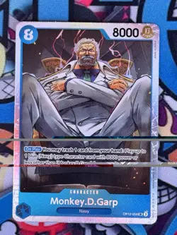 Monkey D Garp OP12-056 SR Legacy of the Master One Piece TCG English NM - Image 2