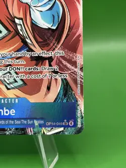 One Piece Jinbe OP14-049 Alternate Art Parallel The Azure Sea’s Seven NM - Image 3