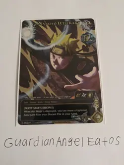Naruto Tcg CCG Naruto Uzumaki Foil Promo Card PR-077 English Near Mint - Image 1