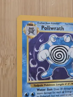 Poliwrath Holo 15/130 WOTC Base Set 2 Rare LP Vintage Pokemon Card - Image 2