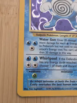 Poliwrath Holo 15/130 WOTC Base Set 2 Rare LP Vintage Pokemon Card - Image 4