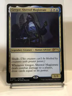 Gregor, Shrewd Magistrate (Non-foil) SLX Cards 0021 Mythic MTG - Image 1