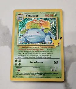 Pokemon TCG Venusaur Celebrations Holo Card 15/102 25th Anniversary - Image 1