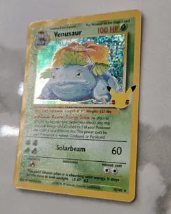 Pokemon TCG Venusaur Celebrations Holo Card 15/102 25th Anniversary - Image 2