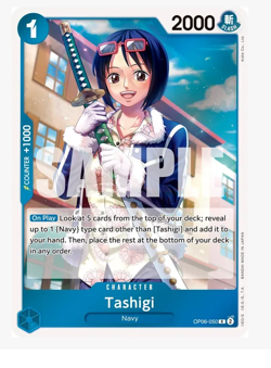 x4 Tashigi OP06-050 One Piece Card Game - Image 1