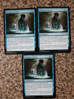 MTG - 3 x Deeproot Waters - Ixalan - Image 1