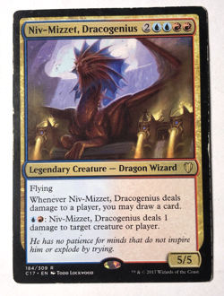 Niv-Mizzet, Dracogenius 184/309 Commander 2017 MTG Magic the Gathering MP - Image 1
