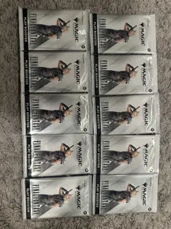 Lot Of 10 Magic the Gathering Final Fantasy Play Booster Packs MTG FF New Sealed - Image 1