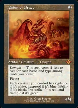 Scion of Draco (Retro) [Modern Horizons 2] Near Mint - Image 1