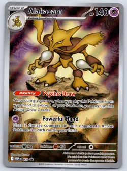 Alakazam SVP 009 (NM) - ME: Mega Evolution Black Star Promo - Pokemon TCG - Image 1