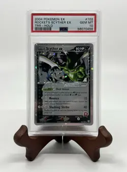 Pokemon Rocket's Scyther ex EX Team Rocket Returns 102/109 PSA 10 Holo - Image 1