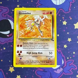 Hitmonlee - 22/62 Fossil - Pokemon TCG - 1999 LP / NM - Image 1