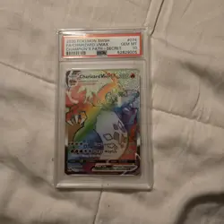 Charizard VMax 074/073 Pokemon PSA 10 GEM MT Champion's Path Rainbow Secret Rare - Image 1