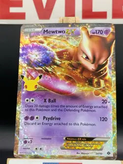 Pokemon Mewtwo Ex #54/99 Pokemon Celebrations Classic Collection - NM - Image 3