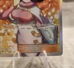 Pokemon TCG Wicke Burning Shadows Holo Full Art Ultra Rare SM03 147/147 - Image 5