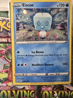 POKEMON SWORD SHIELD EVOLVING SKIES 3-PACK Blister BOOSTER EISCUE PROMO SEALED “ - Image 2