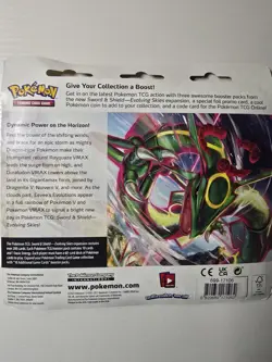 POKEMON SWORD SHIELD EVOLVING SKIES 3-PACK Blister BOOSTER EISCUE PROMO SEALED “ - Image 3