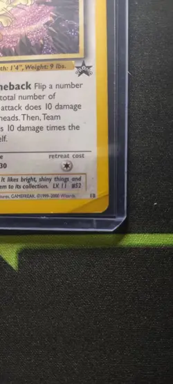 Team Rockets Meowth #18 - Black Star Promo - Pokemon TCG - Image 2