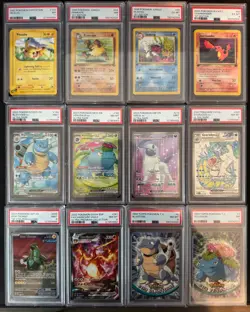 POKEMON PSA SLAB LOT- 12 SLABS!! - Image 1