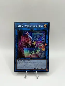 YU-GI-OH! Evil Twin Ki-sikil Deal ALIN-EN052 Super Rare - Image 1