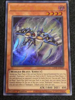 Yugioh Raidraptor - Tribute Lanius GFTP-EN084 Ultra Rare 1st Ed VLP - Image 1