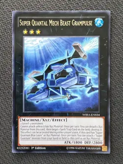 Yugioh Super Quantal Mech Beast Grampulse 1st Edition Rare WIRA-EN034 NM - Image 1