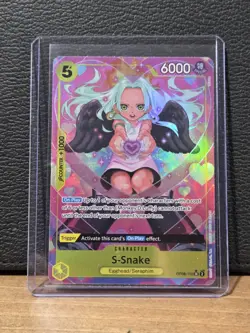 One Piece TCG S-Snake OP08-112 (Alt Art) Super Rare Two Legends - Image 1