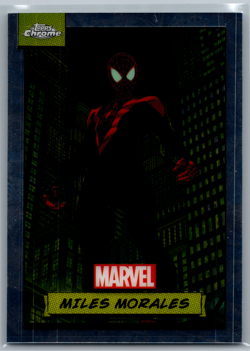 2024 Topps Chrome Marvel MILES MORALES Base Card #81 - Image 1