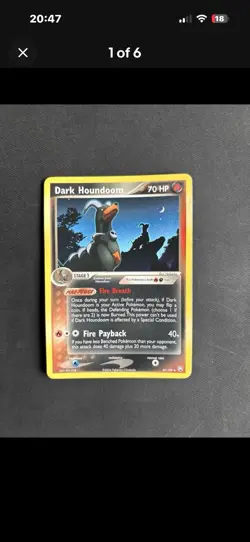 Pokemon TCG Houndoom 7 card Bundle 6 non holo 1 reverse holo private listing - Image 3