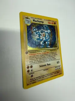 Pokemon TCG Machamp 1st Edition Holo Rare Card Base Set 8/102 - Image 2
