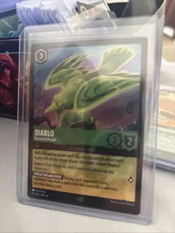 Disney Lorcana TCG Diablo Devoted Herald Cold Foil Card 70/204 Ursula's Return - Image 1