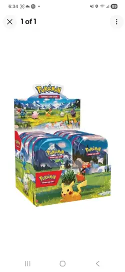Pokemon TCG Ascended Heroes MINI TIN Open DISPLAY BOX Factory Sealed 10x Tins - Image 1