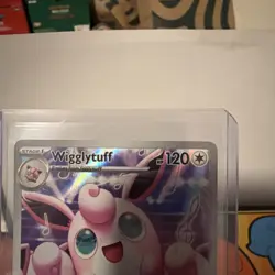 POKEMON PHANTASMAL FLAMES WIGGLYTUFF 105/094 ME02 ILLUSTRATION RARE FULL ART - Image 2