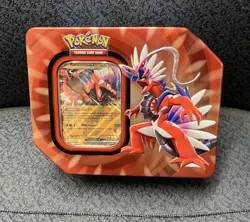 New Pokemon TCG Paldea Legends Tin Koraidon 210-85285 New Open Box - Image 1