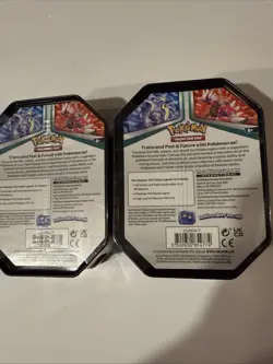 Pokemon TCG Paldea Legends Tin Miraidon ex 220 Koraidon ex 230 NEW SEALED TINS - Image 4