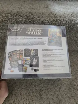 Pokemon Scarlet & Violet Paldean Fates Elite Trainer Box Center Exclusive Sealed - Image 2