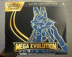 Pokemon Mega Evolution Elite Trainer Box Lucario ETB - Factory Sealed - Image 1