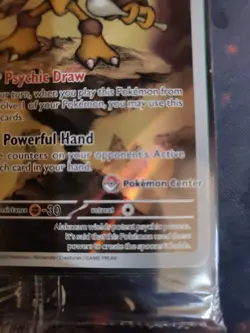 2025 Mega Evolution Pokemon Center Stamped Black Star Promo Alakazam 009 SEALED - Image 2