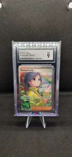 Pokemon Parasol Lady 255/182 Paradox Rift Special Illustration Rare CGC 9 MINT - Image 1