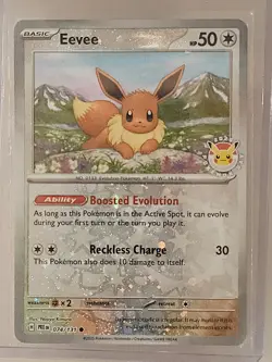 Promo Eevee - 074/131 (Pokemon Day 2025) (Reverse Cosmos Holo) 074/131 - Image 1