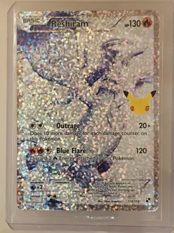 Reshiram 113/114 Celebrations: Classic Collection Pokemon TCG - Image 1