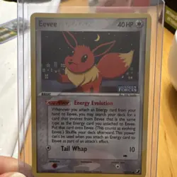 Pokemon TCG Eevee EX Unseen Forces 55/115 Reverse Holo Common 40HP English - Image 1