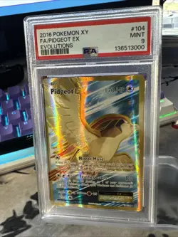 2016 Pokemon XY FA/Pidgeot EX Evolutions #104 PSA Graded Mint 9 - Image 2