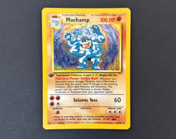 Pokemon TCG Machamp 8/102 Holo 1st Edition WOTC: Deck Exclusives - Image 1